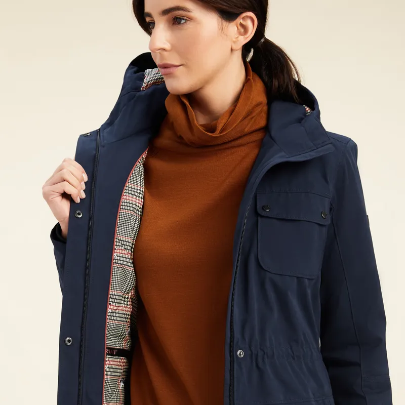 Ariat Argentium Insulated Parka In Navy-3